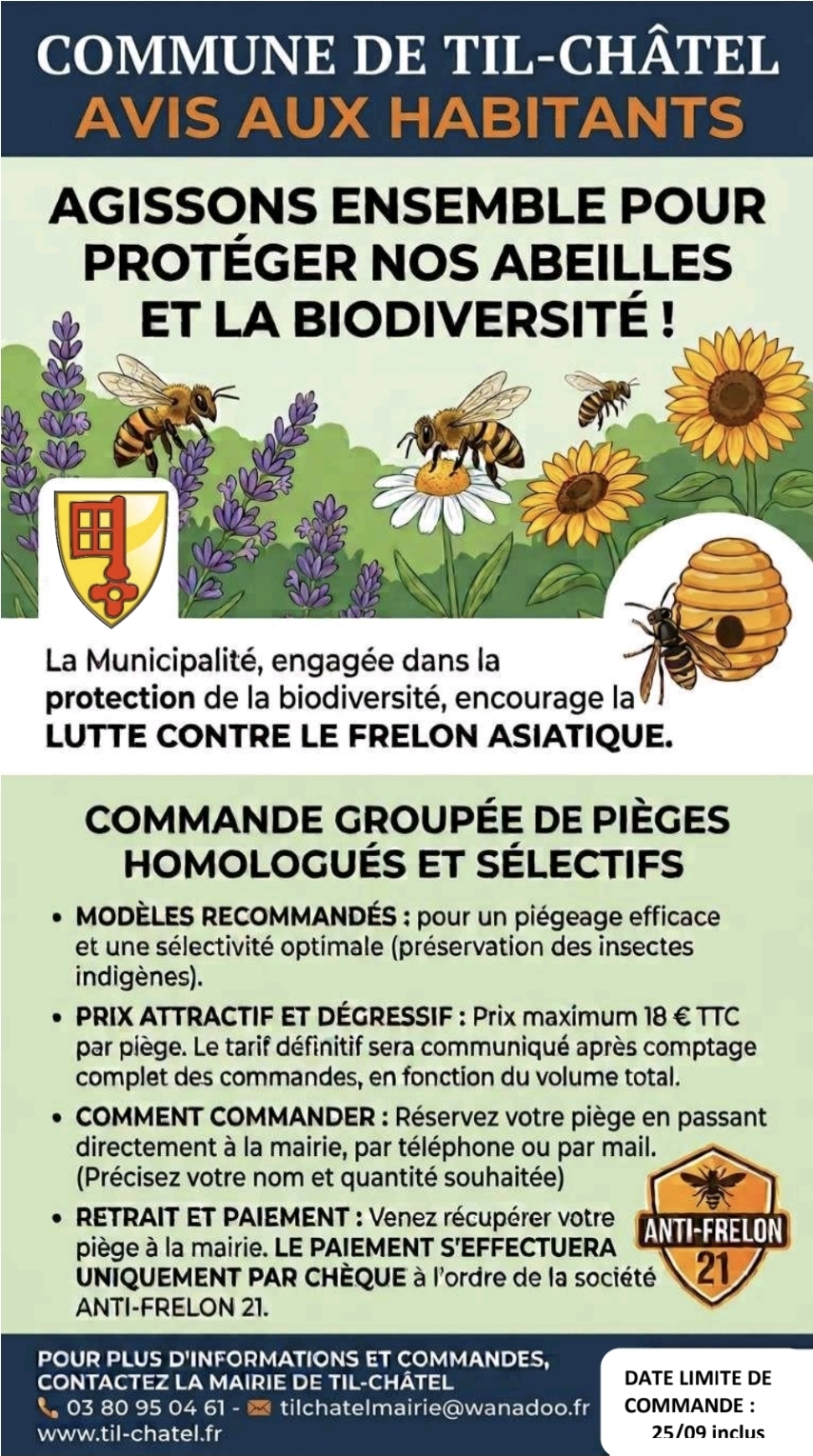 COMMANDE GROUPEES PIEGES FRELON ASIATIQUE